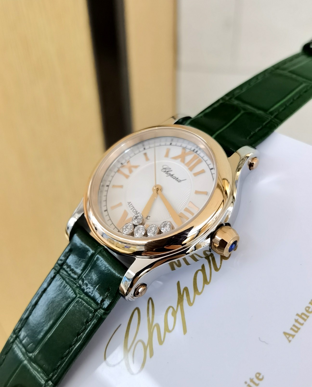 Chopard 全网独家 完美品质 萧邦快乐钻 舞动的快乐钻石 “有金有钻”寓意有进有赚