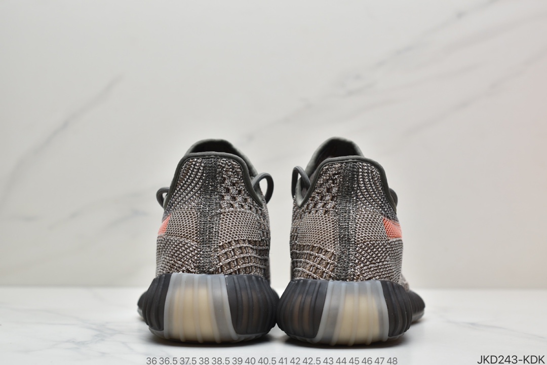 160 联乘侃爷Kanye West x Adidas Yeezy Boost 350 V2”Ash Stone”百搭轻便爆米花中底休闲运动慢跑鞋“火山灰岩兵马俑”GW0089