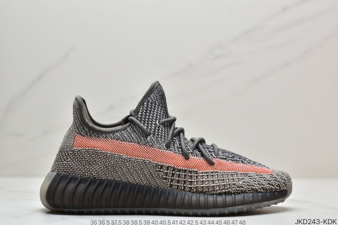 160 联乘侃爷Kanye West x Adidas Yeezy Boost 350 V2”Ash Stone”百搭轻便爆米花中底休闲运动慢跑鞋“火山灰岩兵马俑”GW0089