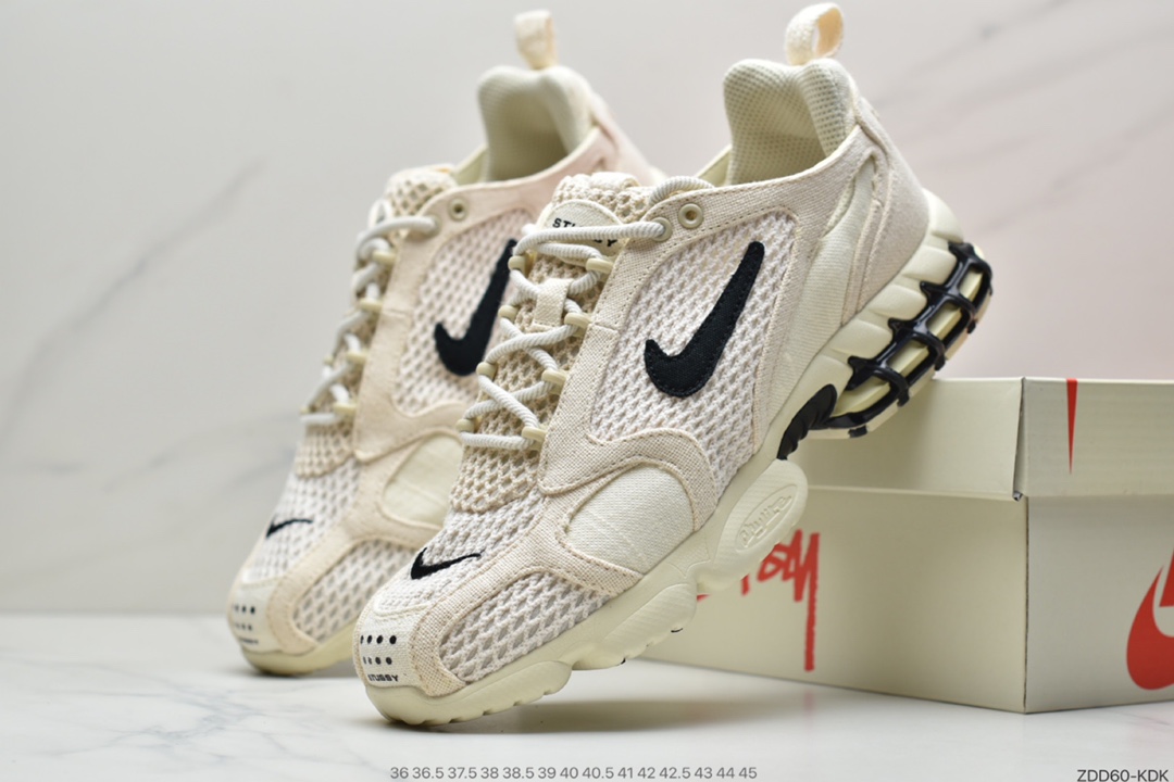 240 Stussy斯图西 x Nike Air Zoom Spiridon Caged 2斯皮东里牢笼2代列系复休古闲运动跑慢鞋CQ5486-200