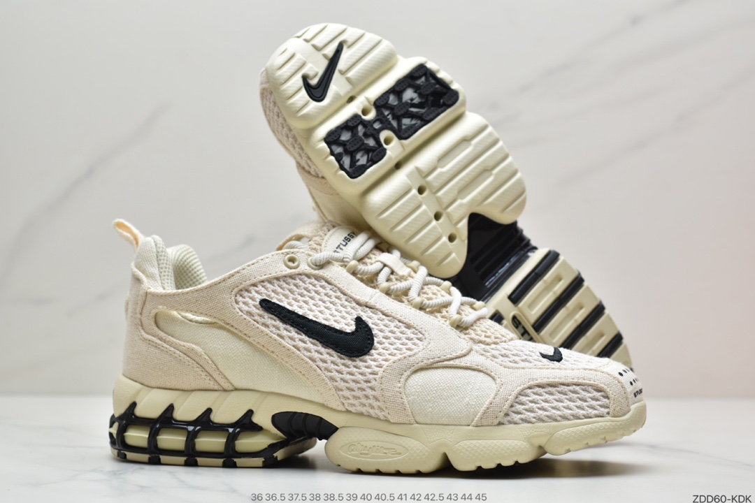 240 Stussy斯图西 x Nike Air Zoom Spiridon Caged 2斯皮东里牢笼2代列系复休古闲运动跑慢鞋CQ5486-200