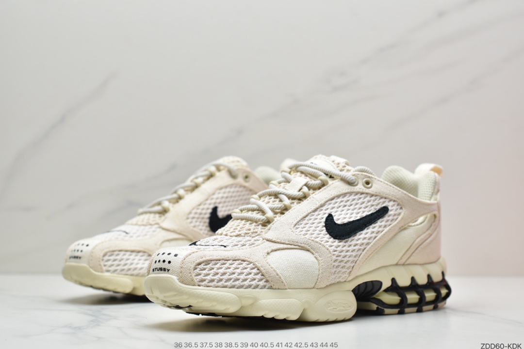 240 Stussy斯图西 x Nike Air Zoom Spiridon Caged 2斯皮东里牢笼2代列系复休古闲运动跑慢鞋CQ5486-200
