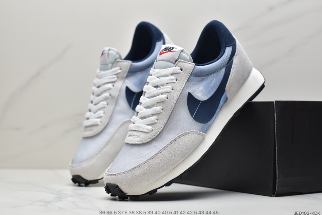 150 Nike Daybreak SP”Grey/Black/Blue/Color”OG破晓系列华夫复古休闲运动慢跑鞋“半透明浅灰黑蓝亮绿彩虹串标钩子”  CK2351-426