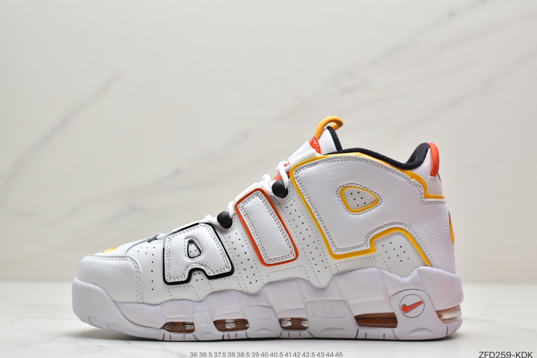 280 耐克Nike Air More Uptempo Barley Green 大皮蓬系列/大AIR” 时尚休闲大皮蓬篮球鞋