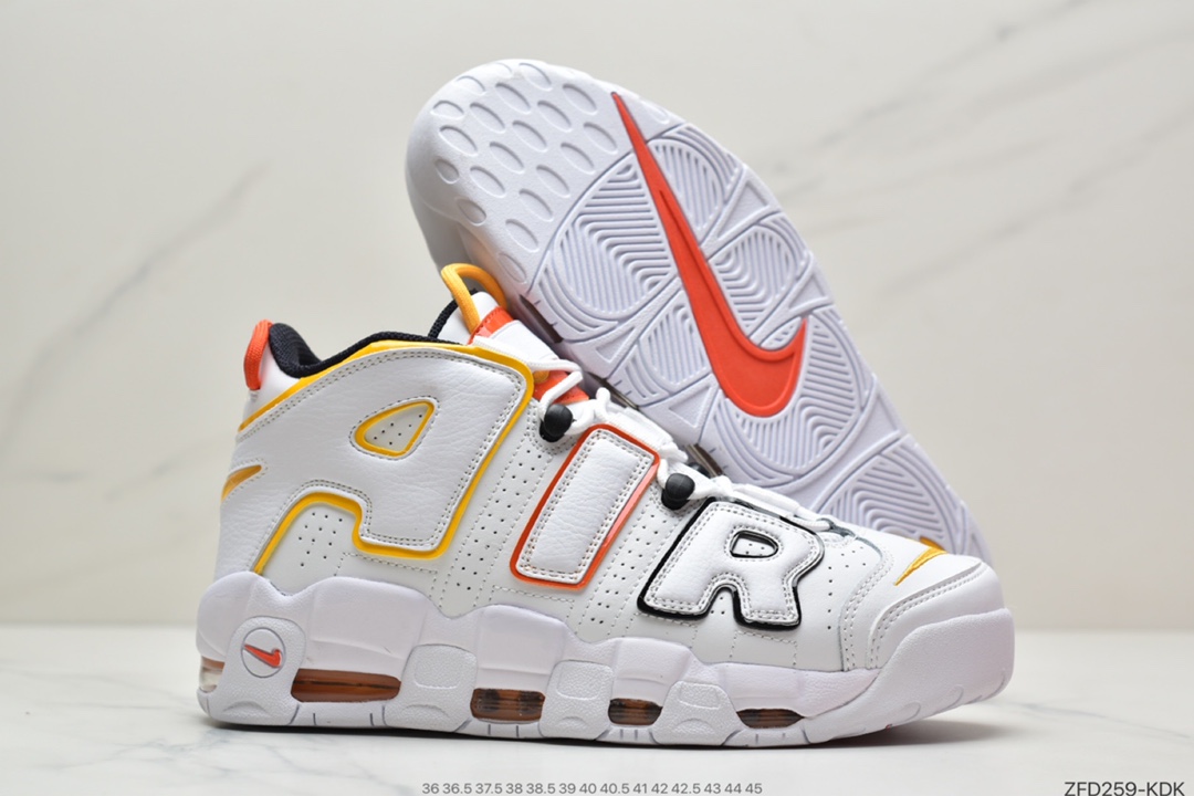280 耐克Nike Air More Uptempo Barley Green 大皮蓬系列/大AIR” 时尚休闲大皮蓬篮球鞋