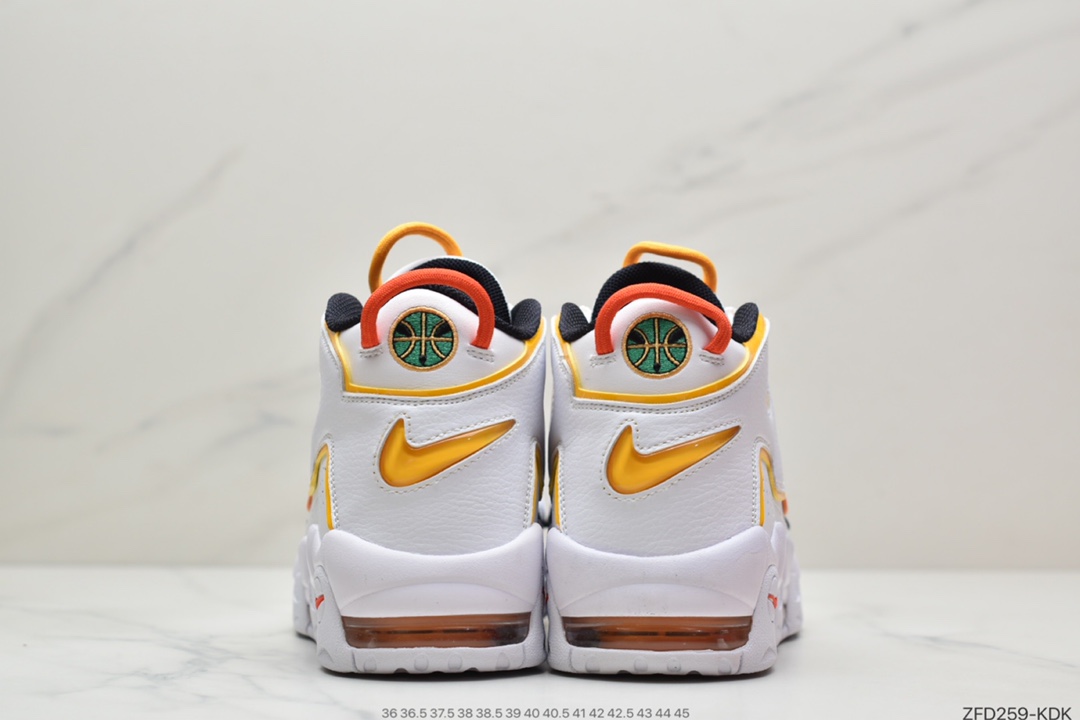 280 耐克Nike Air More Uptempo Barley Green 大皮蓬系列/大AIR” 时尚休闲大皮蓬篮球鞋