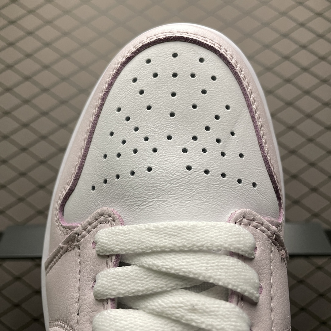 240 Air Jordan 1 Mid  ” Barely Rose ” 希粉 AJ1乔1中帮文化篮球鞋 BQ6472-500