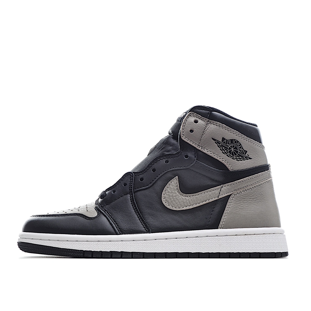 I0 Air Jordan 1 Retro High AJ1乔1高帮文化篮球鞋 影子灰