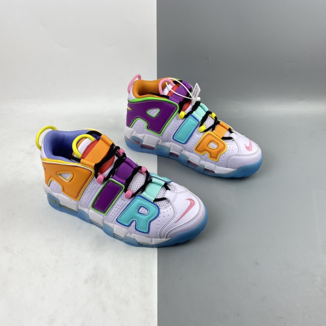 260 Nike Air More Uptempo 96 QS 皮蓬初代系列经典高街百搭休闲运动文化篮球鞋 DH0624-500