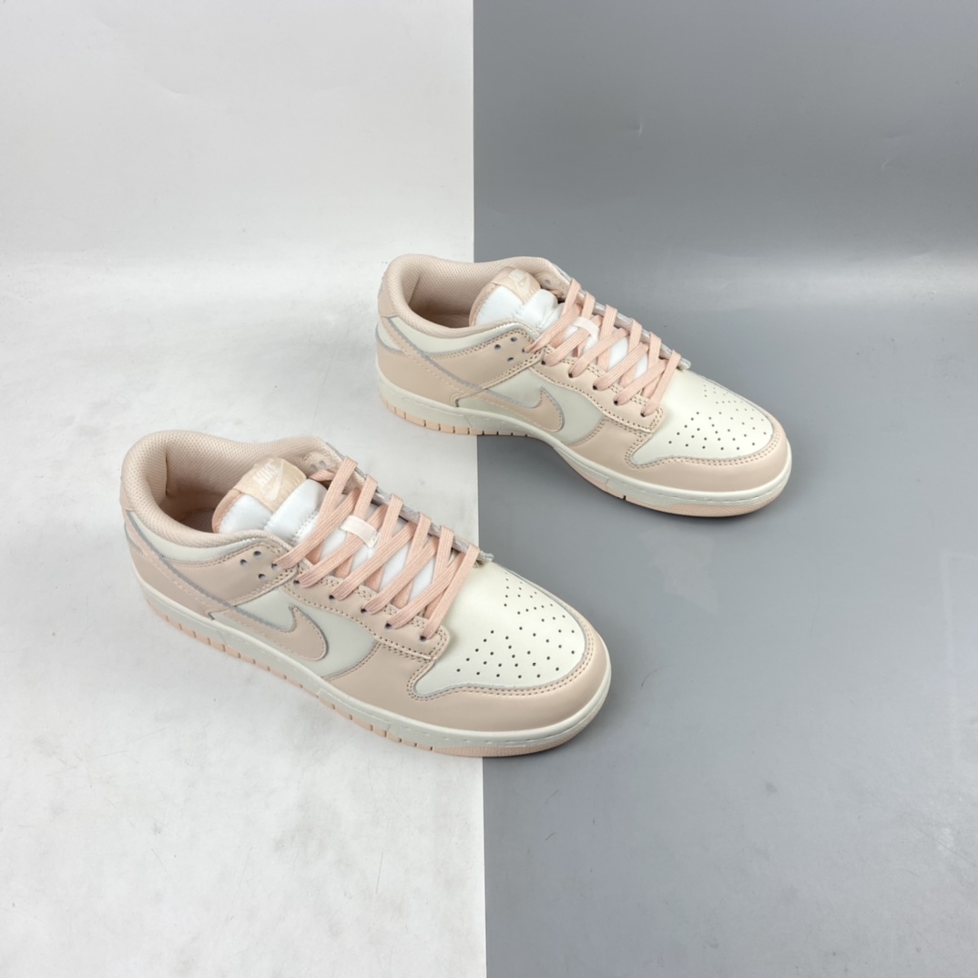 320 Nk SB Dunk Low ”Orange Pearl” 扣篮系列“樱花粉白粉珍珠”低帮休闲运动滑板鞋 DD1503-102