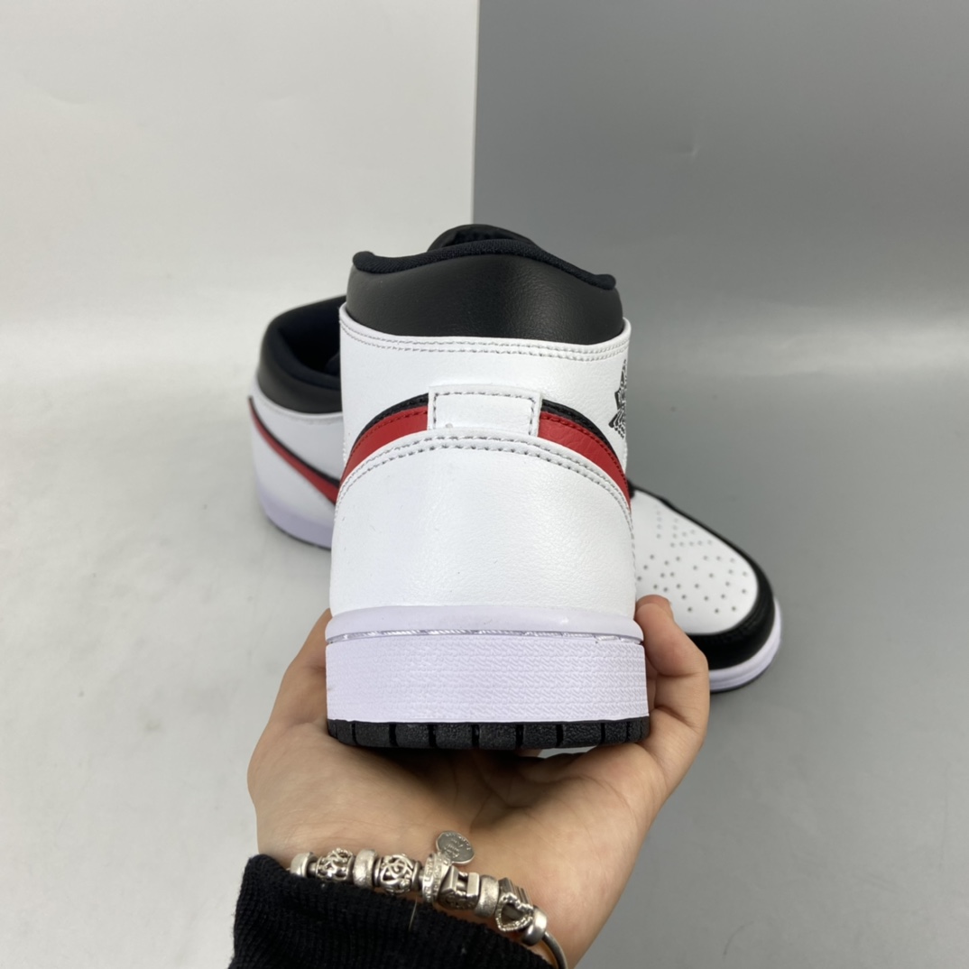 240 Air Jordan 1 Mid AJ1 乔1 中帮百搭休闲运动板鞋 554727-075