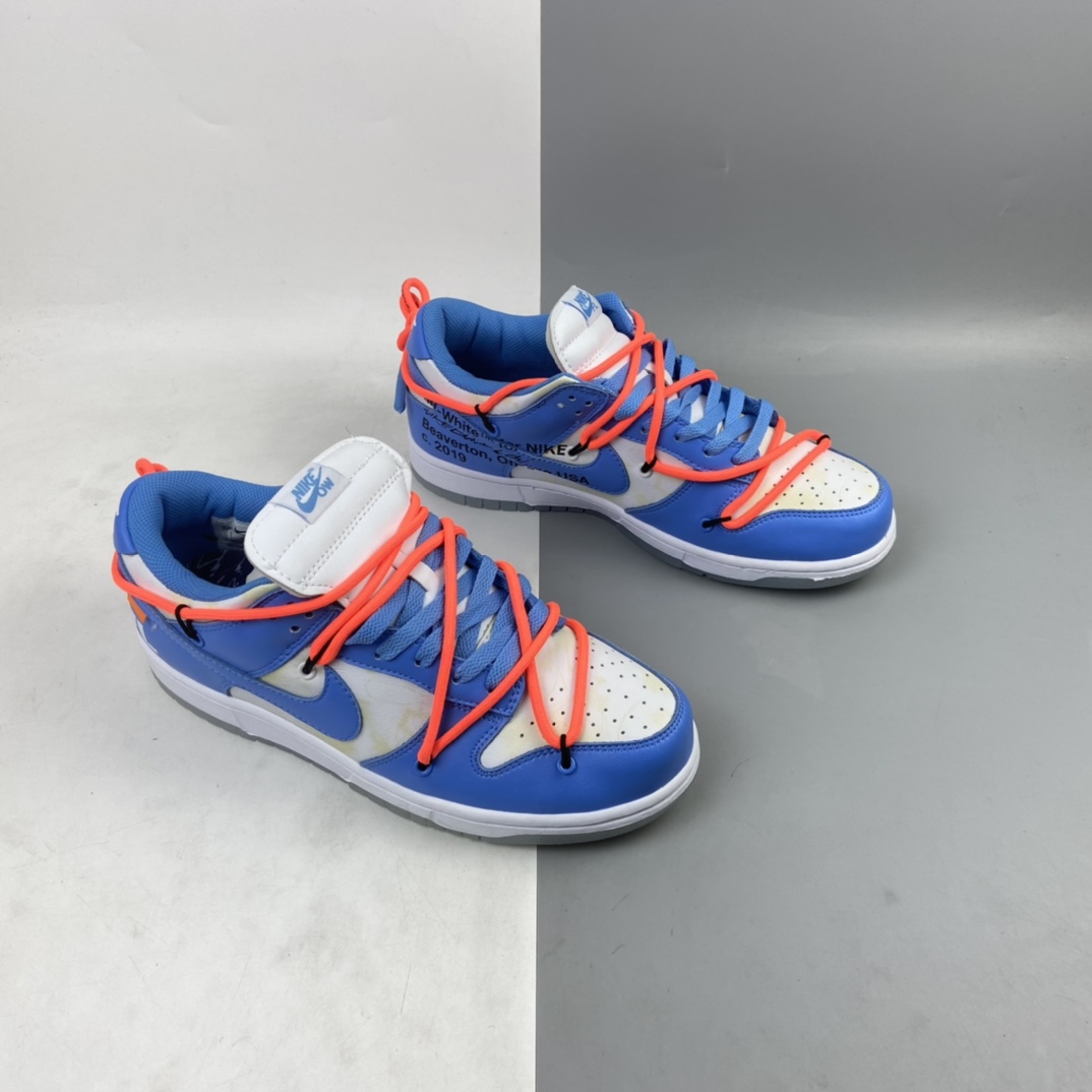 220 OFF-WHITE x Futura x Nike Dunk Low 扣篮系列低帮经典百搭休闲运动板鞋 DD0856-403