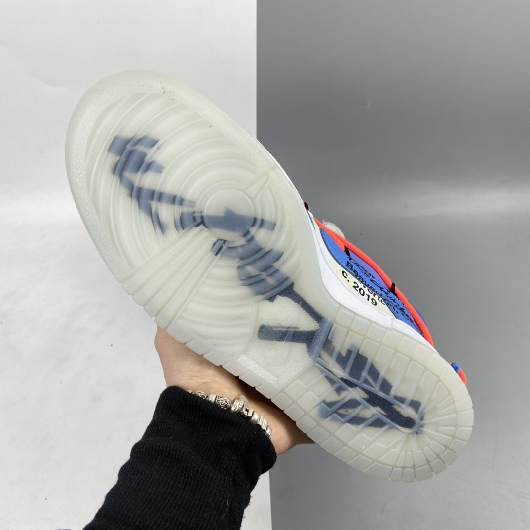 220 OFF-WHITE x Futura x Nike Dunk Low 扣篮系列低帮经典百搭休闲运动板鞋 DD0856-403