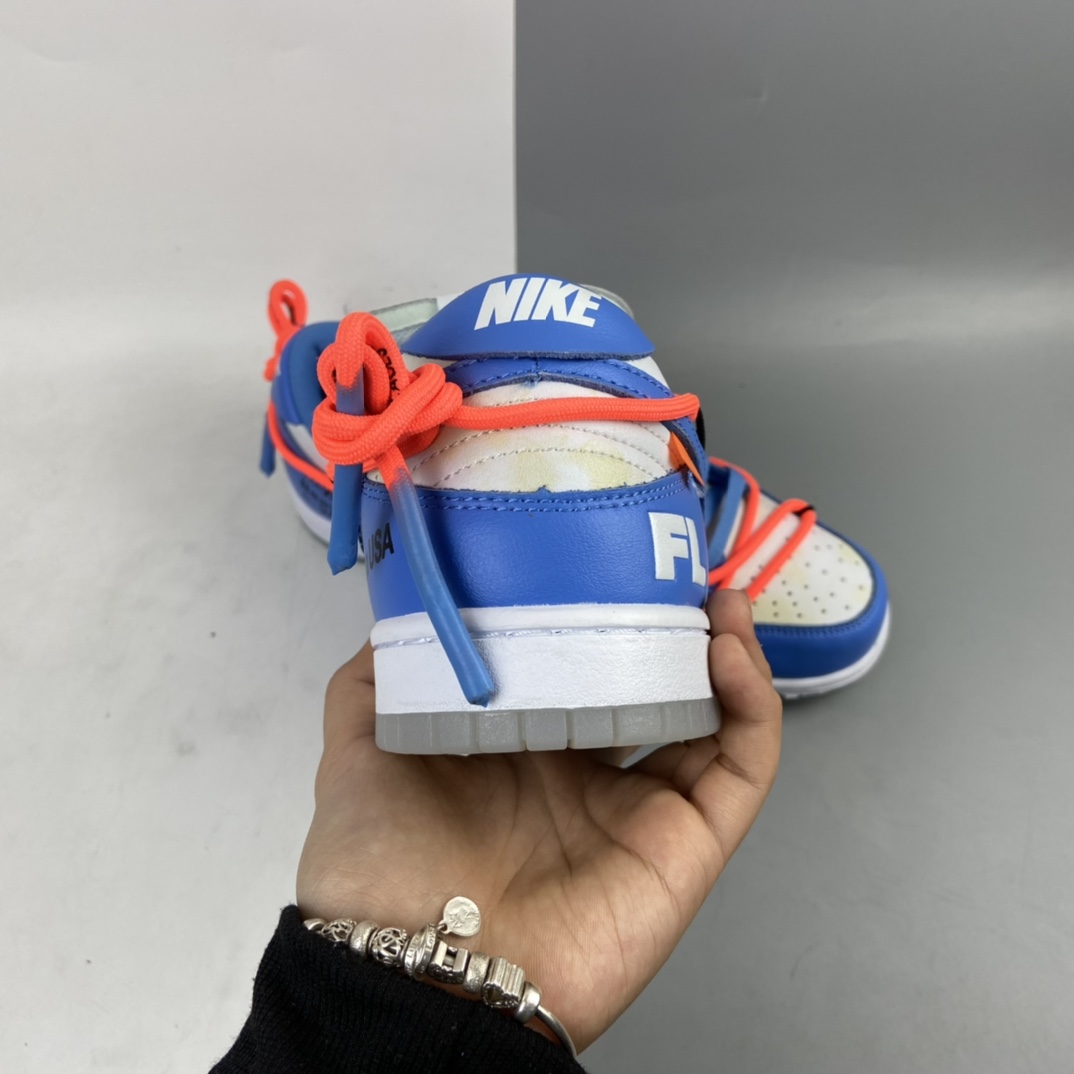 220 OFF-WHITE x Futura x Nike Dunk Low 扣篮系列低帮经典百搭休闲运动板鞋 DD0856-403