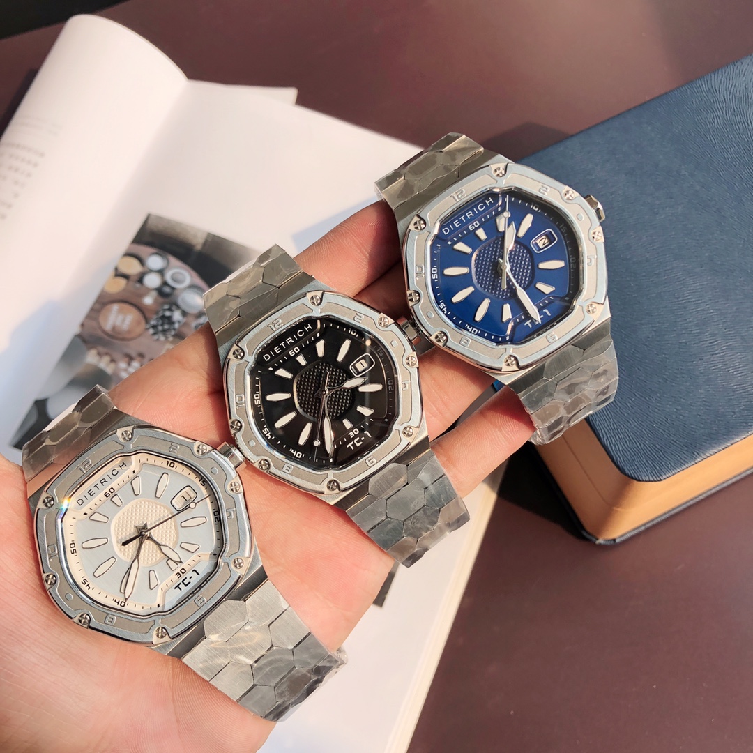 Authentic German Dietrich Titrivie TC-1 Wristwatch Sale: Recycled Luxury with Super Nightlight
