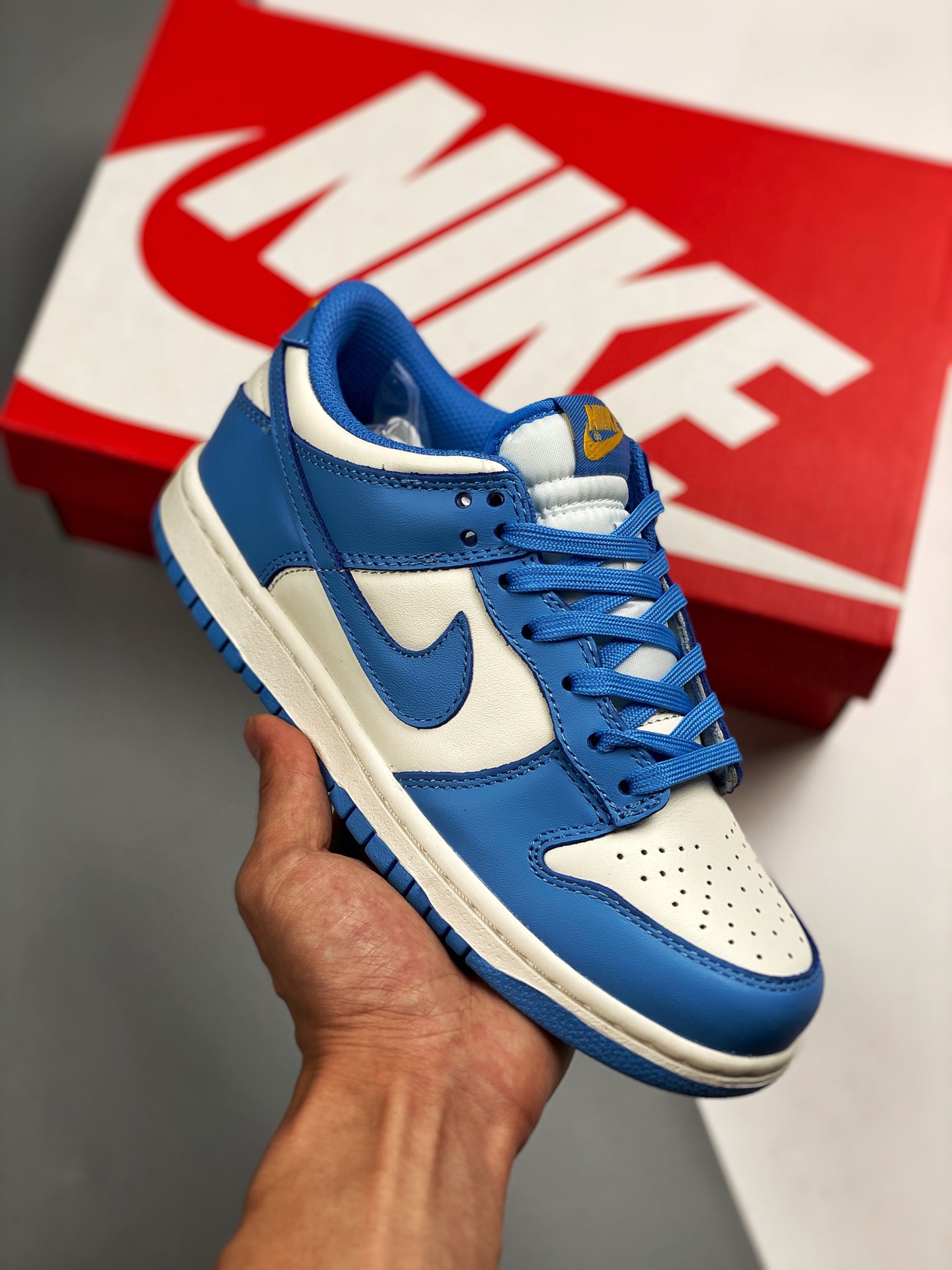 NK Dunk Low "Coast" Color azul Carolina del Norte, primeras fotos reales del envío. Calidad de nivel de empresa, limpie…