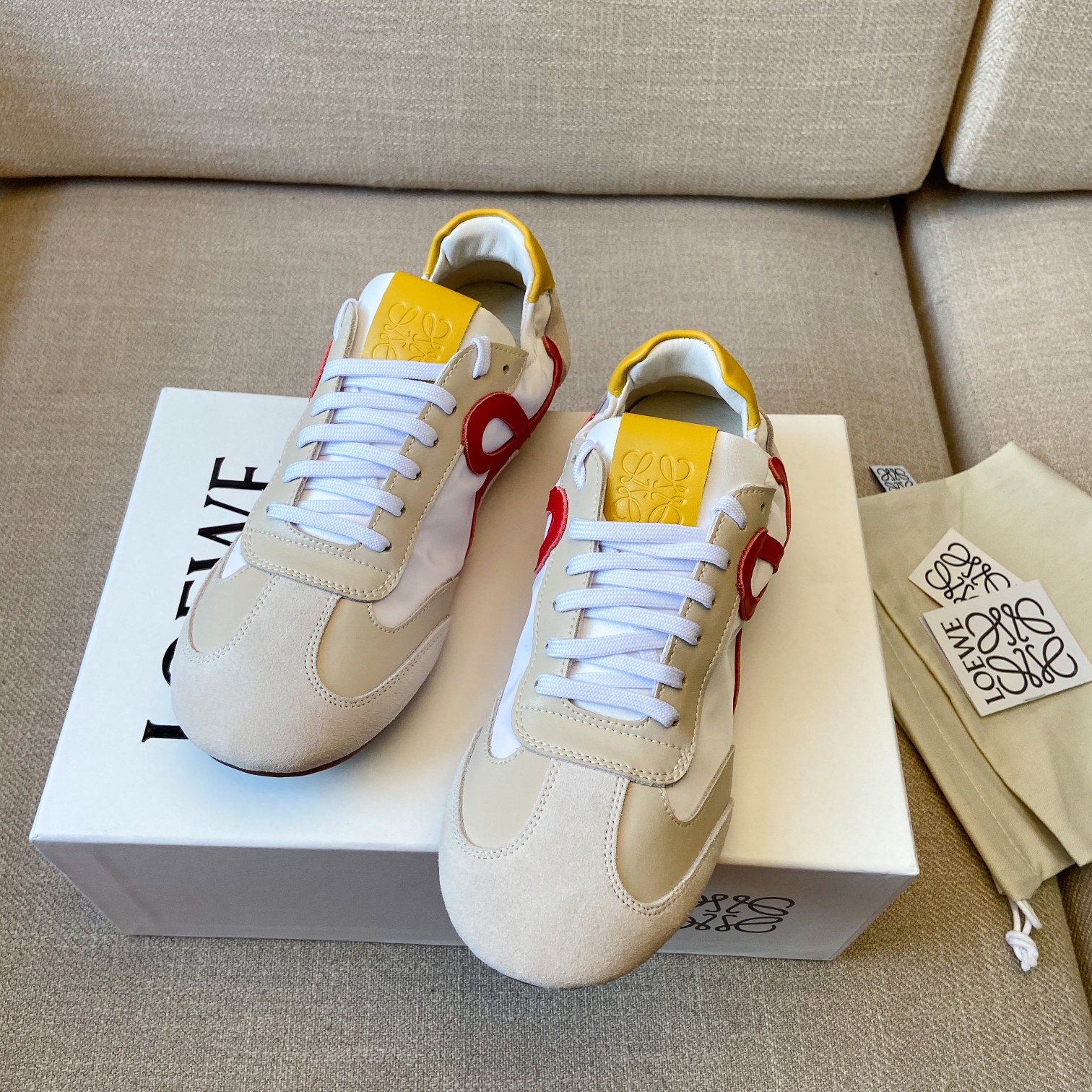 Loewe Casual Shoes Highest quality replica
 Splicing Cowhide Sheepskin Silk Spring/Summer Collection Casual