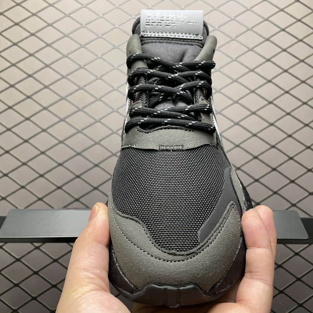 180 AD 阿迪 Nite Jogger Boost 夜行者爆米花大底复古跑鞋 FX6834