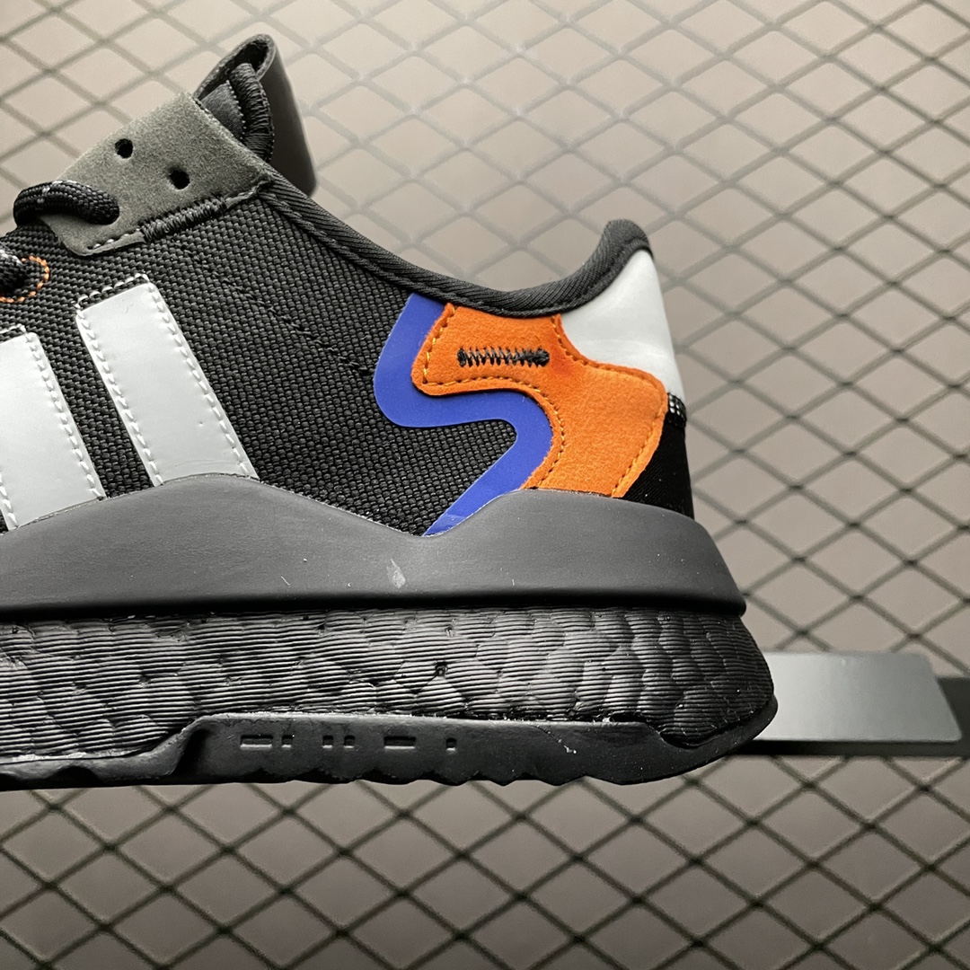 180 AD 阿迪 Nite Jogger Boost 夜行者爆米花大底复古跑鞋 FX6834