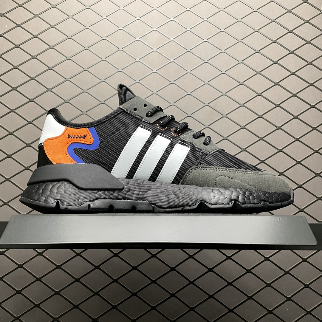 180 AD 阿迪 Nite Jogger Boost 夜行者爆米花大底复古跑鞋 FX6834