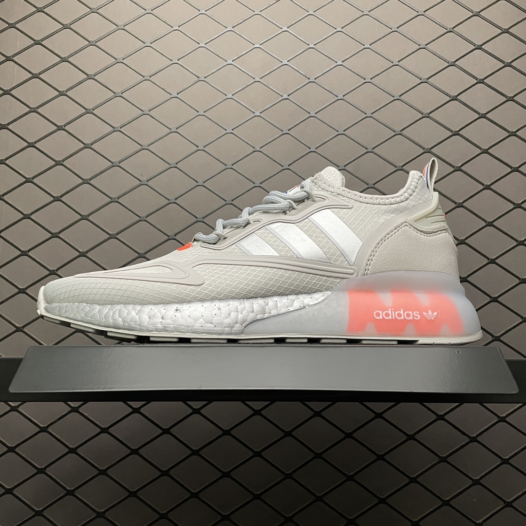 240 NASA x AD 阿迪 ZX 2K 联名款爆米花中底跑鞋 FX7028