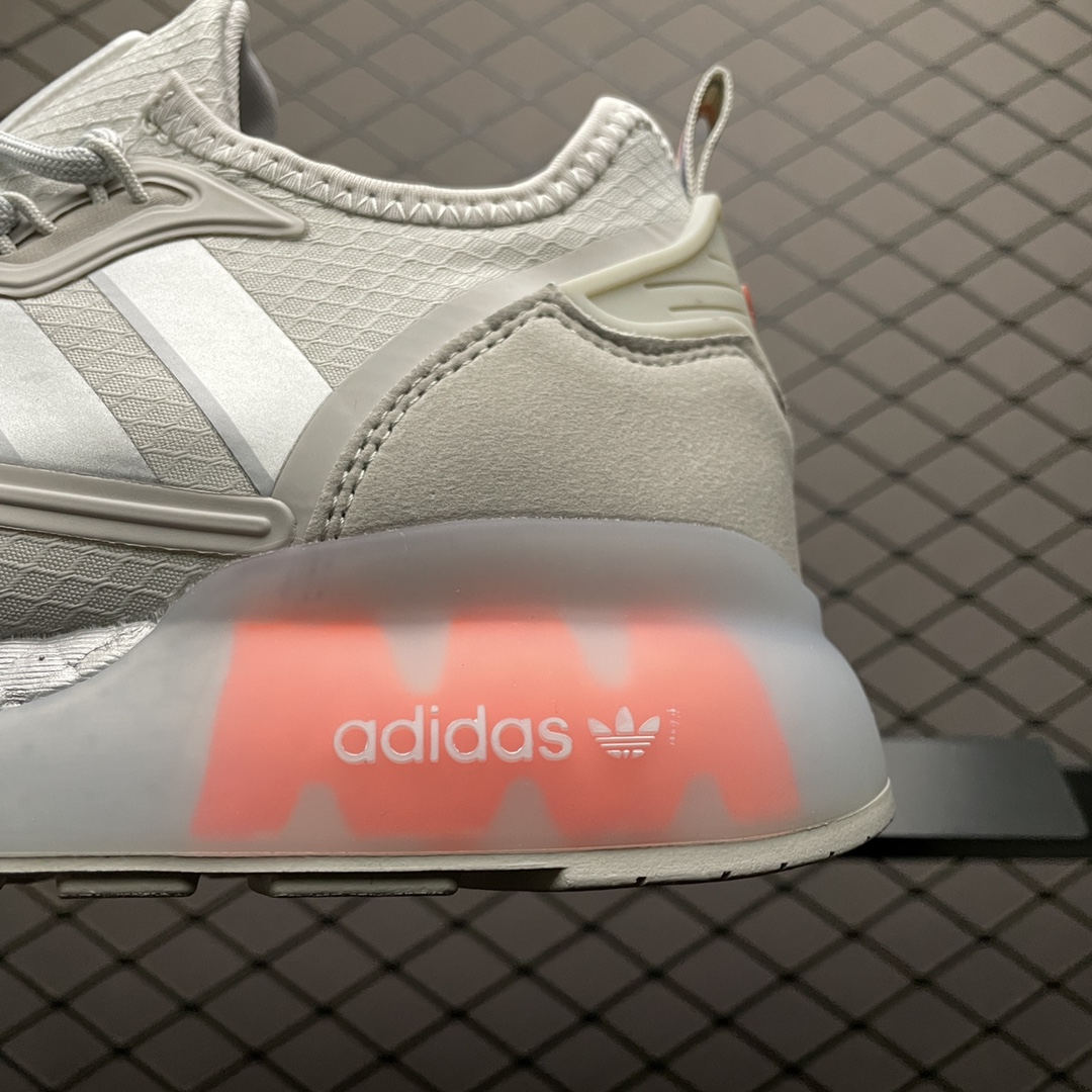 240 NASA x AD 阿迪 ZX 2K 联名款爆米花中底跑鞋 FX7028