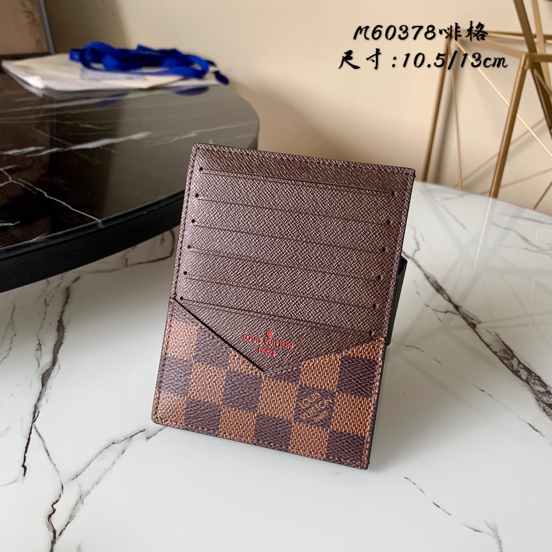 Louis Vuitton Wallet Card pack Damier Graphite Canvas N60378