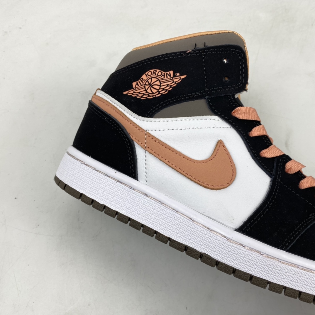 240 Air Jordan 1 Mid AJ1 乔1 中帮百搭休闲运动板鞋DH0210-100