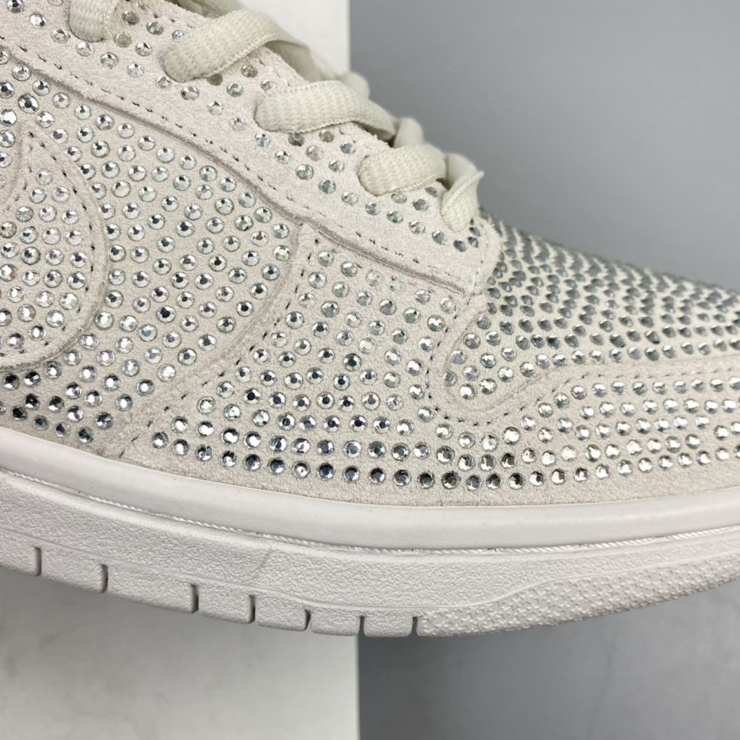 260 Cactus Plant Flea Market唐人街跳蚤市场CPFM x Nk SB Dunk LowPure Platinum”Swarovski Crystals” 扣篮系列低帮休闲运动滑板板鞋 CZ2670-001