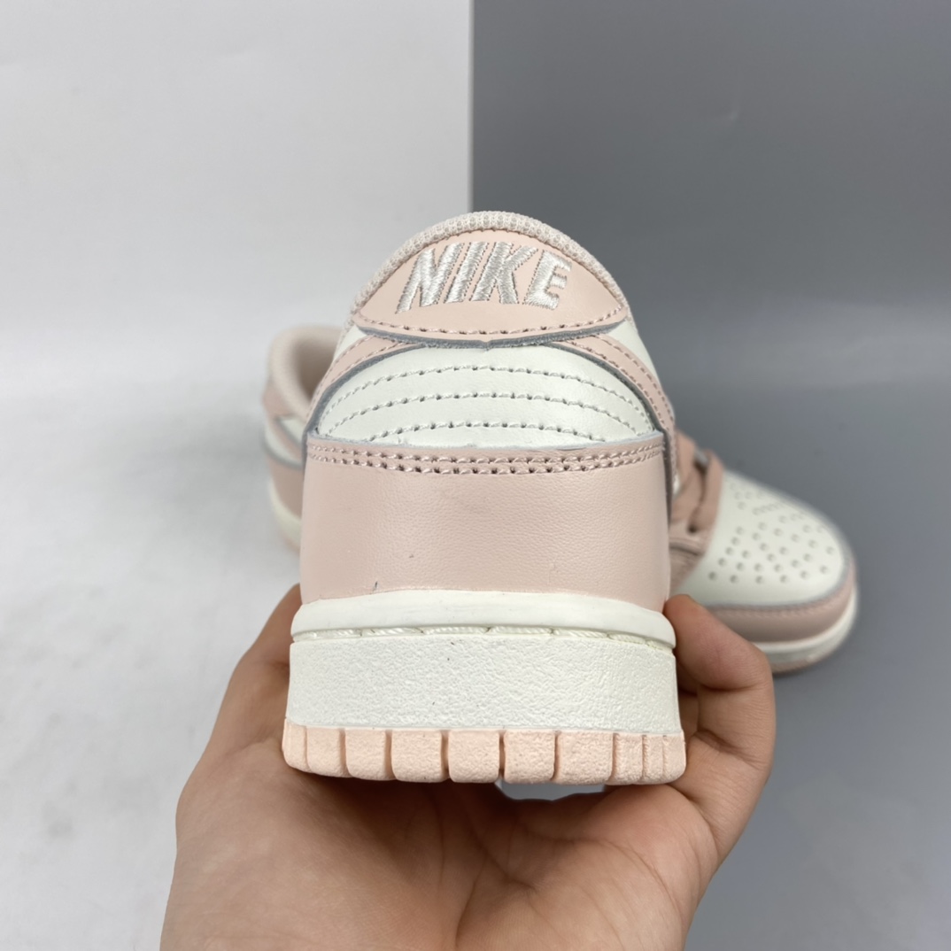 300 Nk SB Dunk Low ”Orange Pearl” 扣篮系列“樱花粉白粉珍珠”低帮休闲运动滑板鞋 DD1503-102