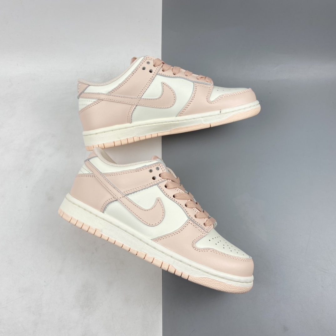 300 Nk SB Dunk Low ”Orange Pearl” 扣篮系列“樱花粉白粉珍珠”低帮休闲运动滑板鞋 DD1503-102