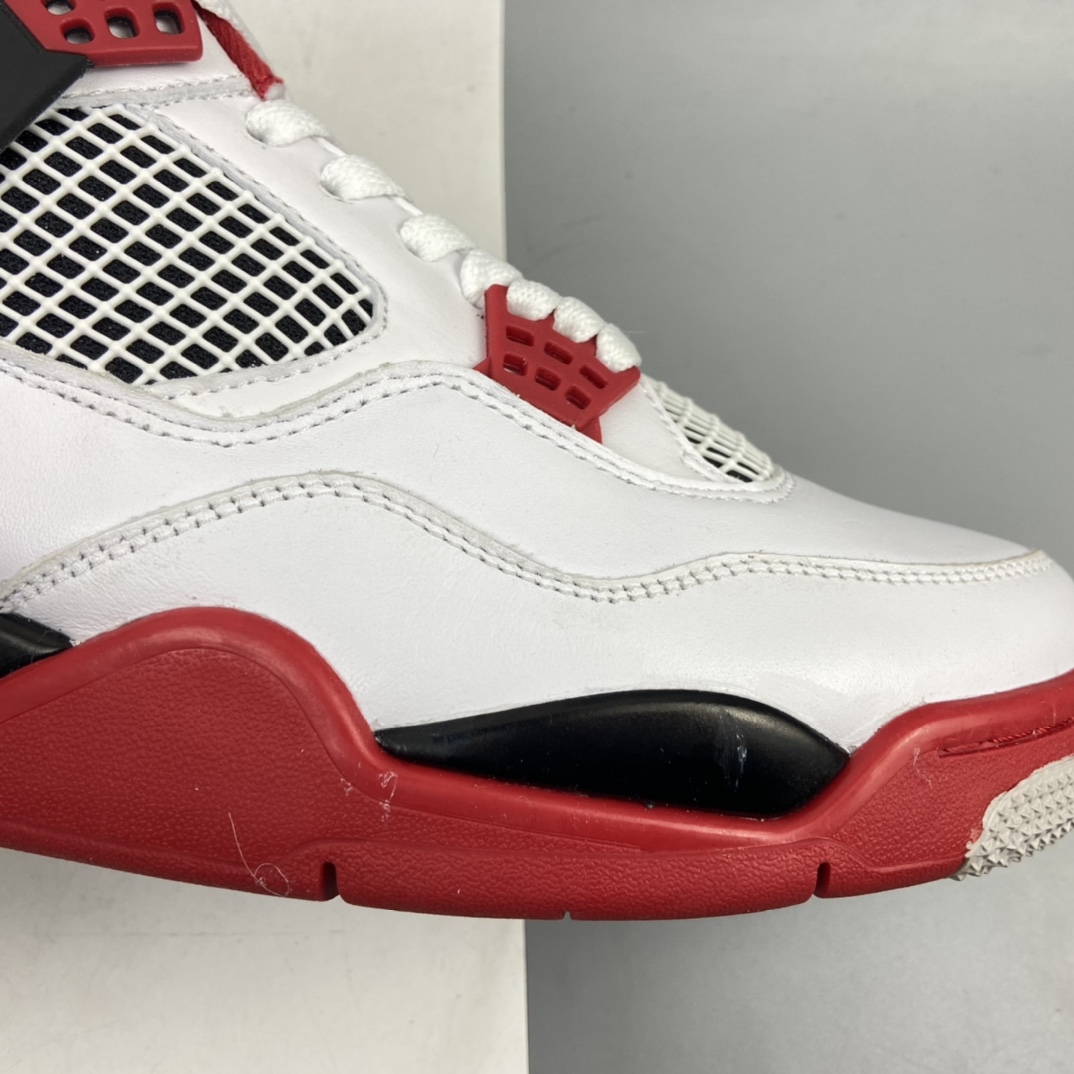 360 Air Jordan 4 Fire Red AJ4 乔4白红火焰红篮球鞋 DC7770-160