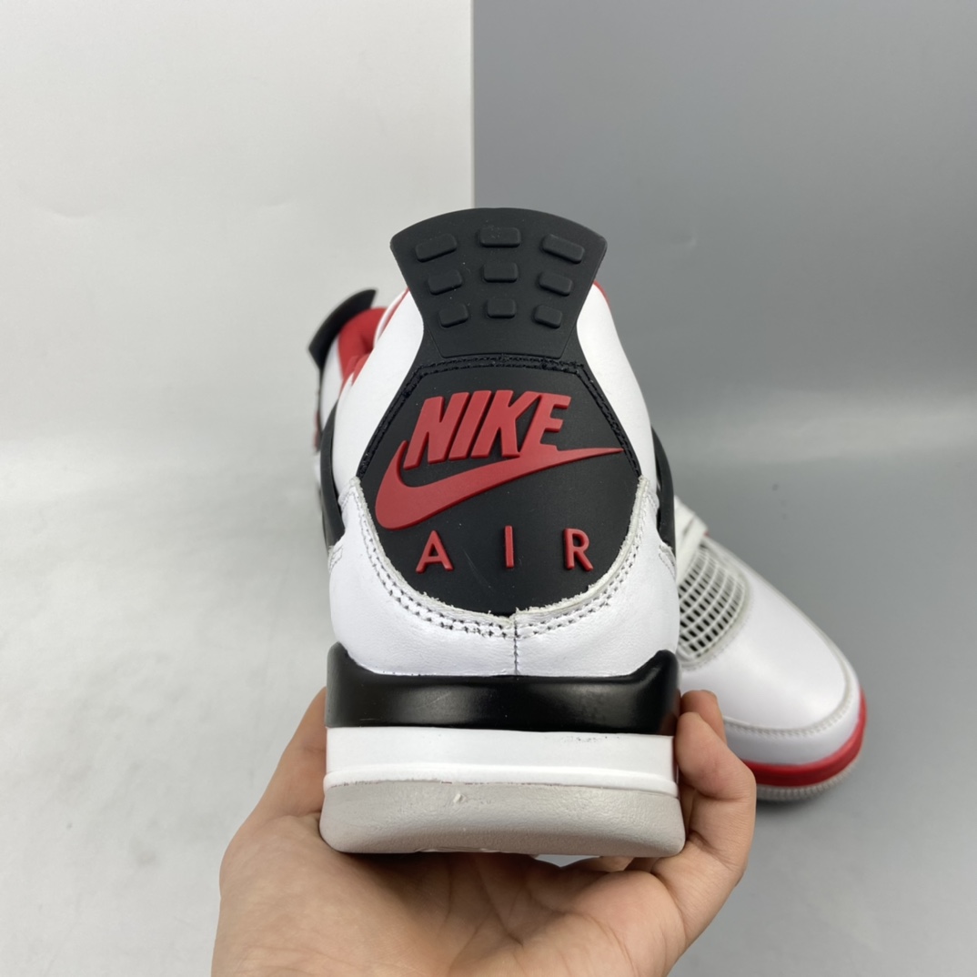 360 Air Jordan 4 Fire Red AJ4 乔4白红火焰红篮球鞋 DC7770-160