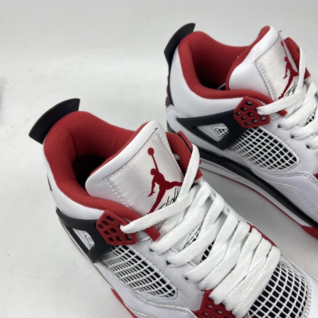 360 Air Jordan 4 Fire Red AJ4 乔4白红火焰红篮球鞋 DC7770-160