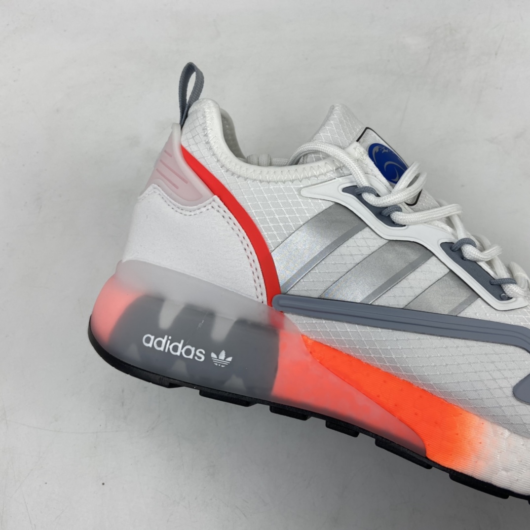 240 Ad ZX 2K Boost 网纱针织呼吸面套脚休闲运动慢跑鞋 FY5725