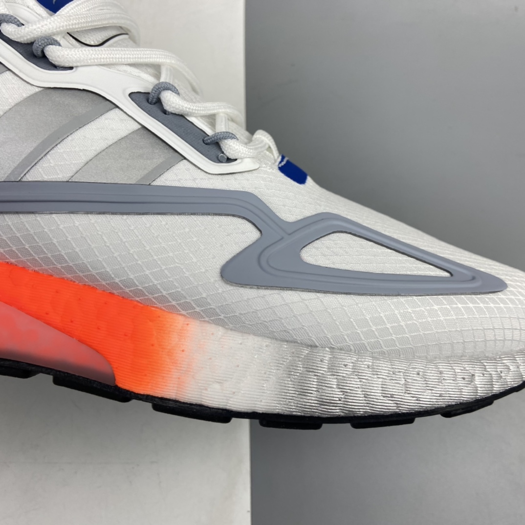 240 Ad ZX 2K Boost 网纱针织呼吸面套脚休闲运动慢跑鞋 FY5725