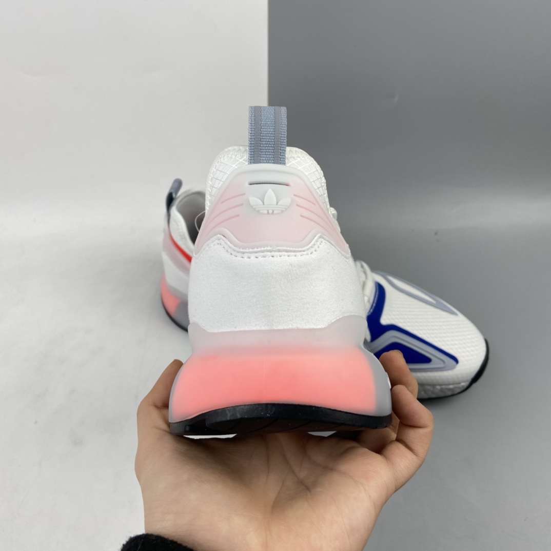 240 Ad ZX 2K Boost 网纱针织呼吸面套脚休闲运动慢跑鞋 FY5725