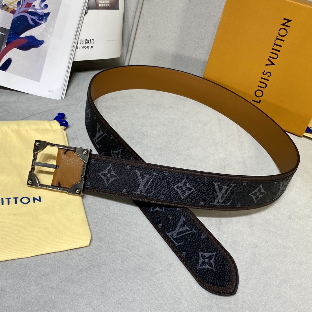 Louis Vuitton Belts Buy Replica
 Men Calfskin Canvas Cowhide
