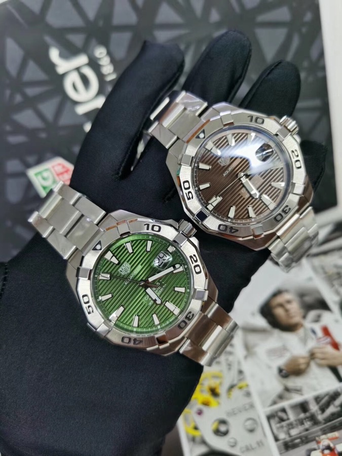 태그호이어 아쿠아레이서 43mm SW200 오토매틱 남성 시계 레플리카 45466