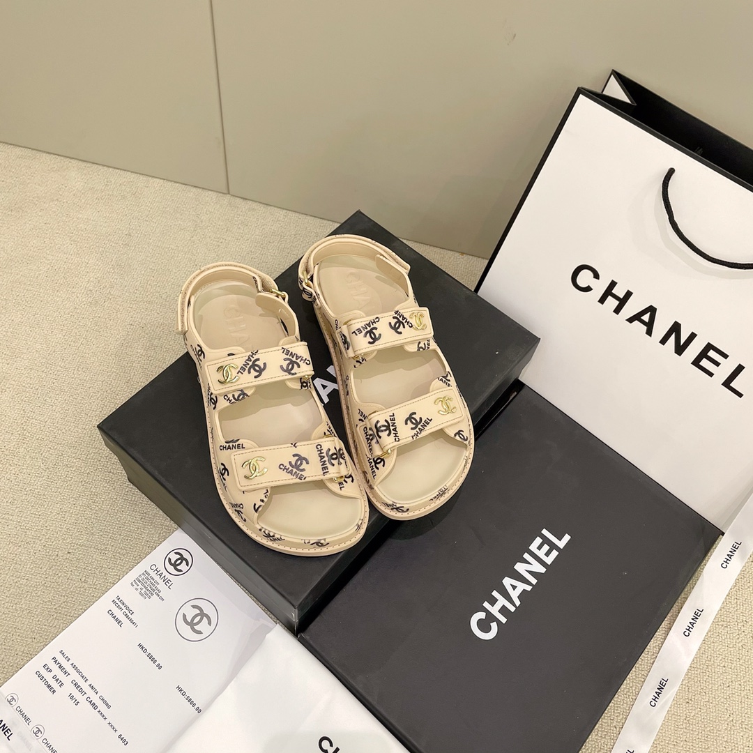 Réplique pour pas cher
 Chanel Chaussures Sandales Faux de qualité supérieure
 Série printemps