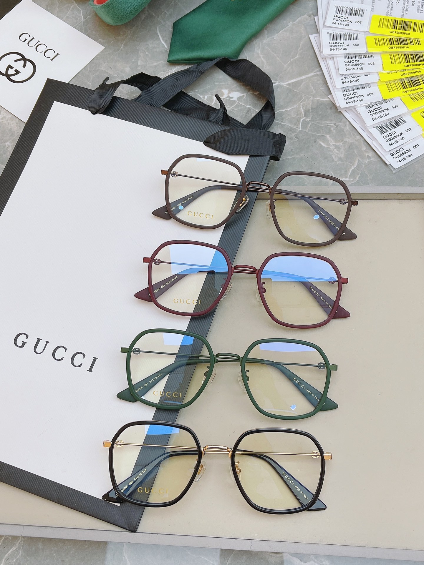 新款GUCCI古驰GG0456多边形