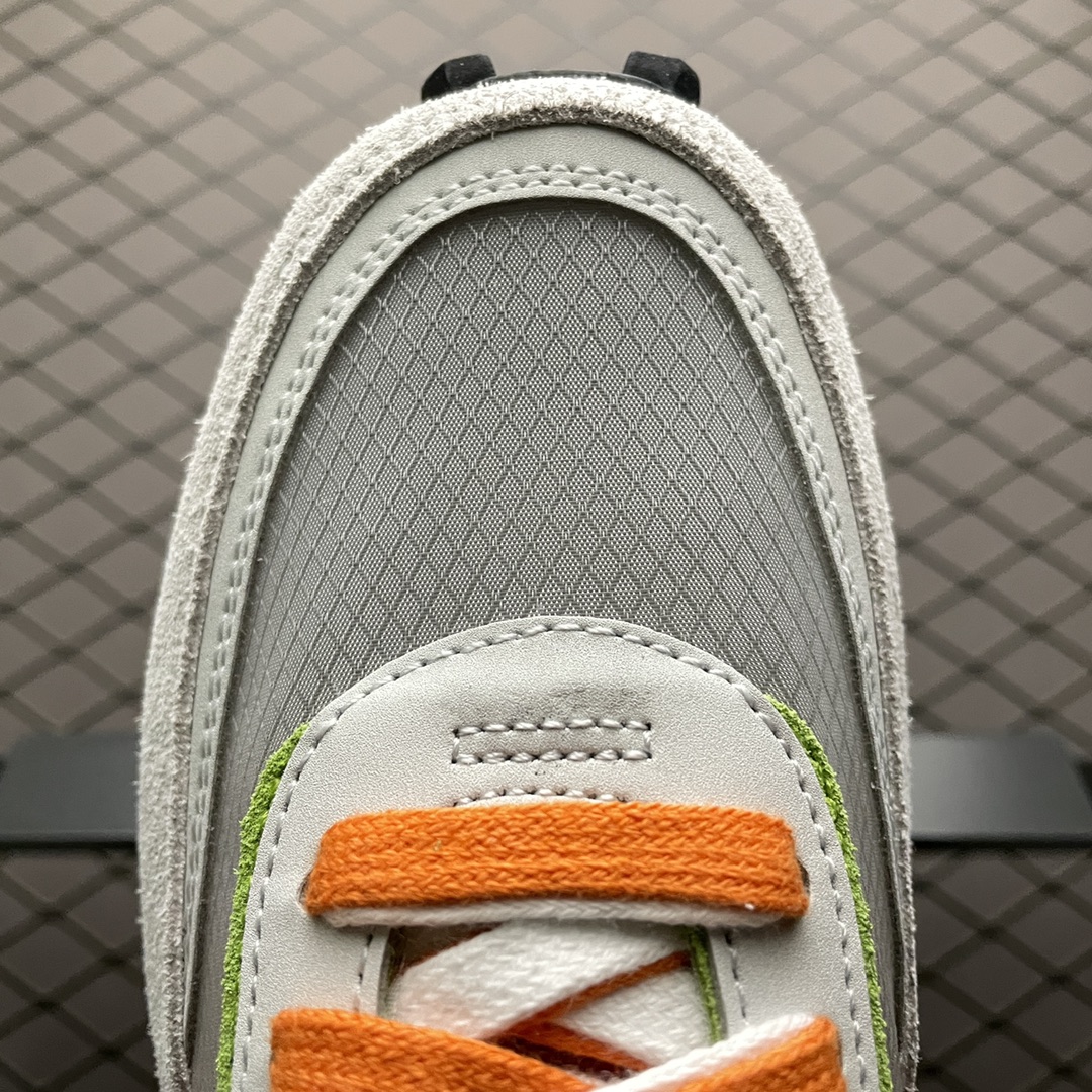 200 Sacai x Nike Ldwaffle 联名款解构双勾双标双鞋带厚底休闲跑步鞋 DH1347-100