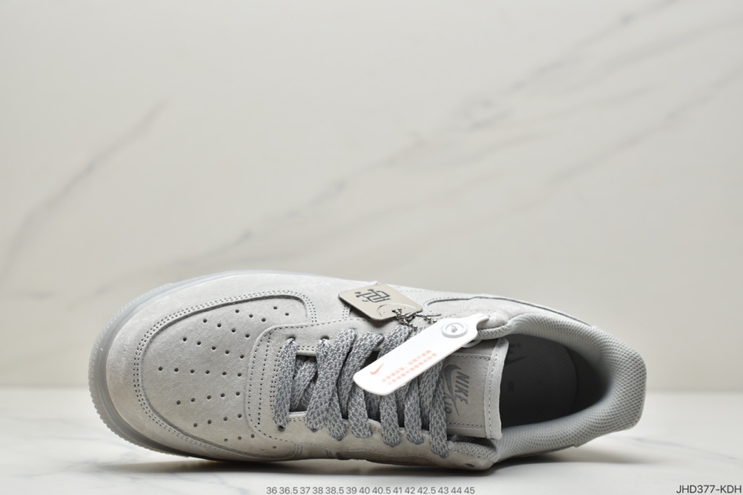 200 耐克Reigning Champ X NK Air Force1 Low 卫冕冠军联名空军一号低帮帮板鞋 酷灰 AA1117-900