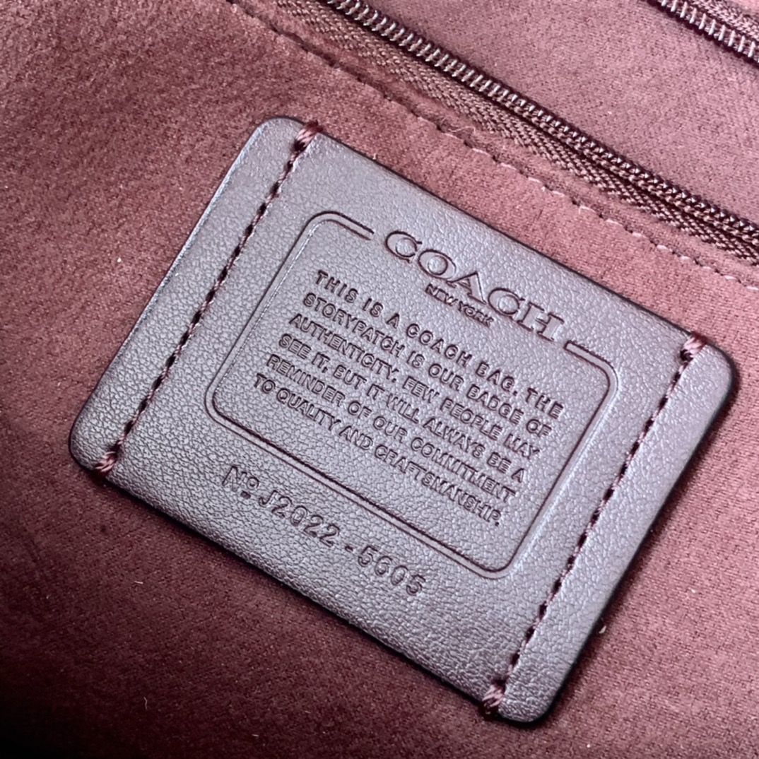 Coach ～纯 coach蔻驰 5605最新款铆钉拼色tabby斜挎包