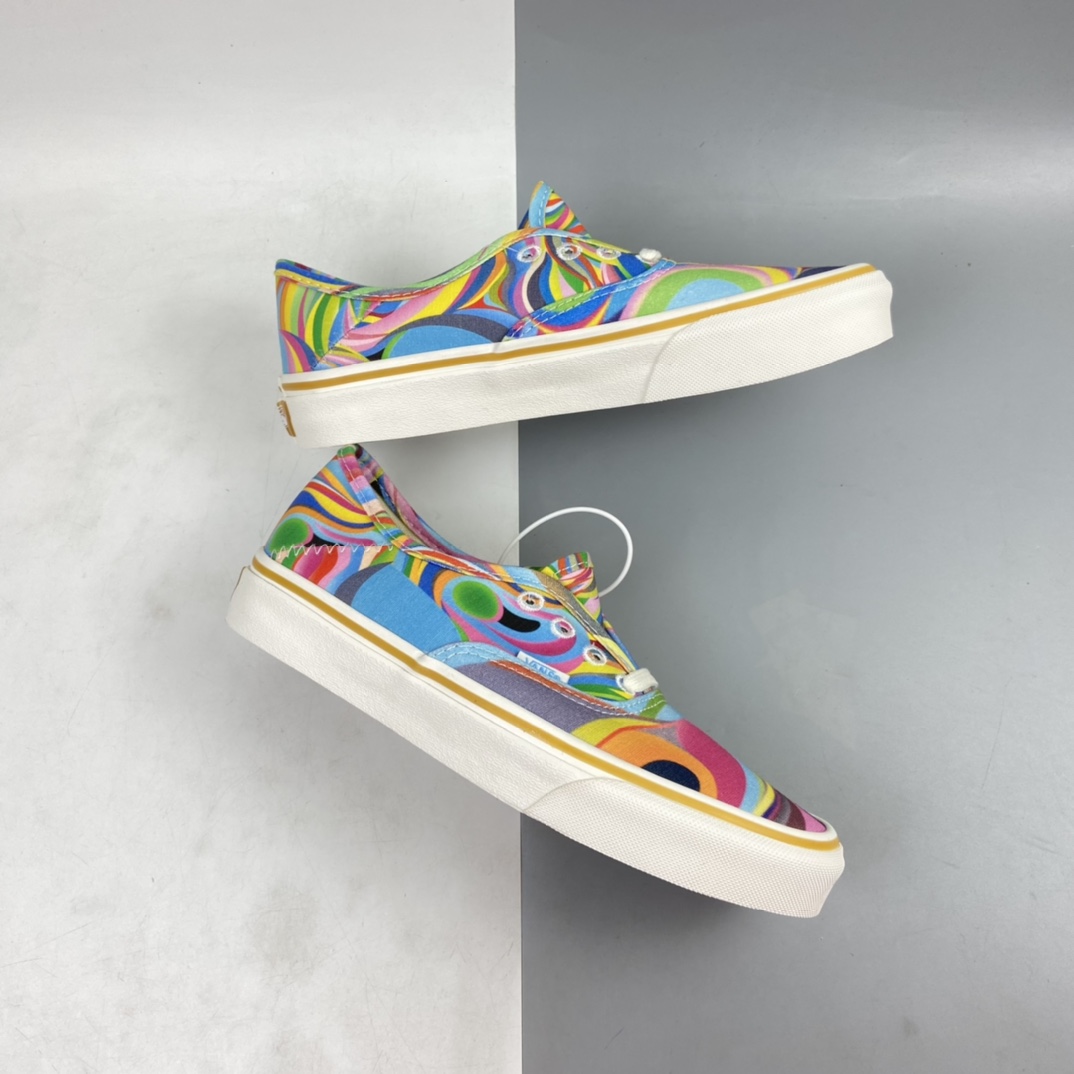 150 Vans Authentic SF 春夏新款  彩绘可持续环保系列 VN0A3MU642D