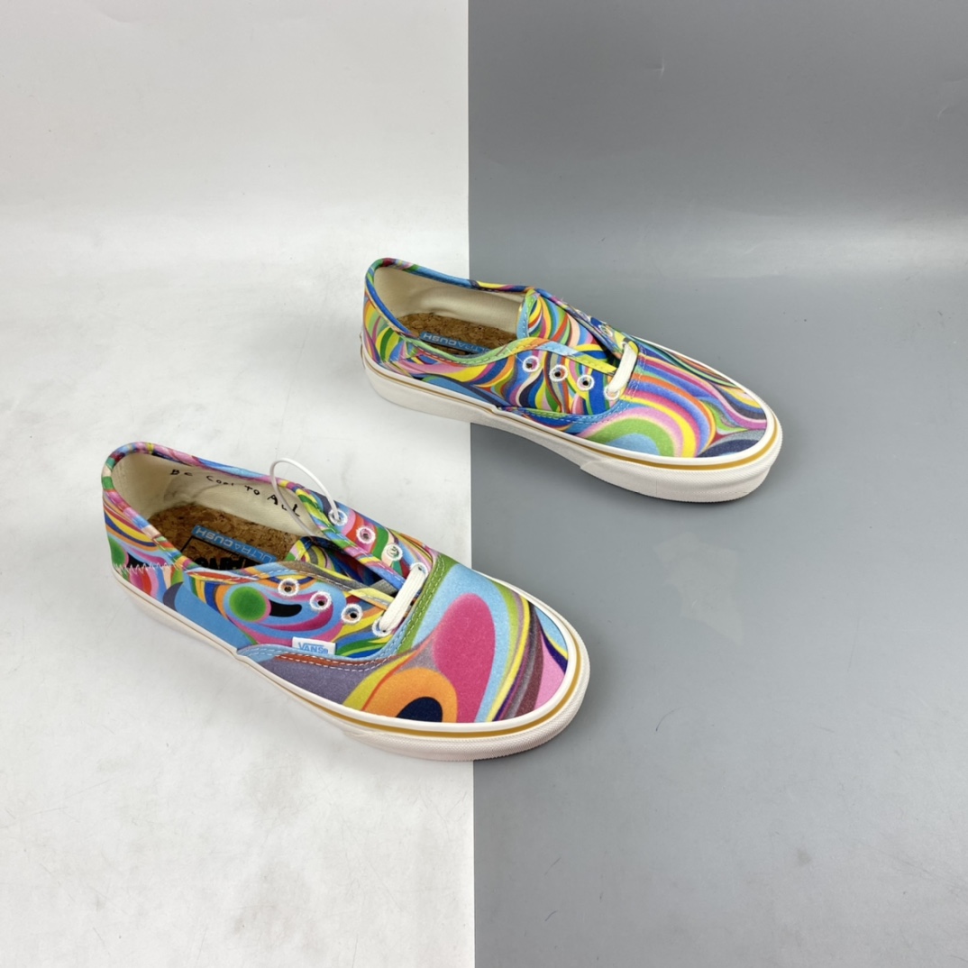 150 Vans Authentic SF 春夏新款  彩绘可持续环保系列 VN0A3MU642D