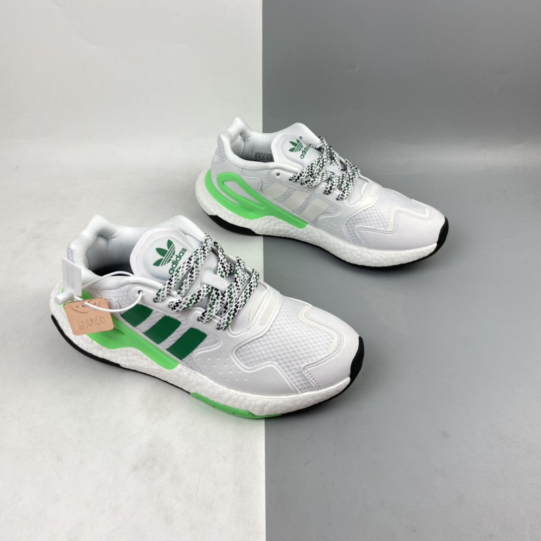 220 Adidas Originals 2020 Day Jogger Boost 三叶草2020版慢跑者系列高弹复古休闲运动跑鞋 夜行者二代 FW4848