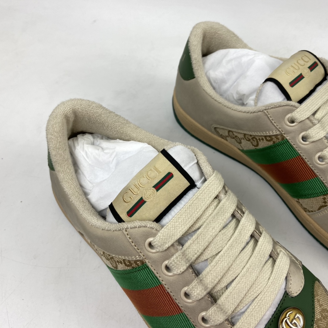 450 Gucci古驰小脏鞋系列Distressed Screener sneaker 市售最强芯片版