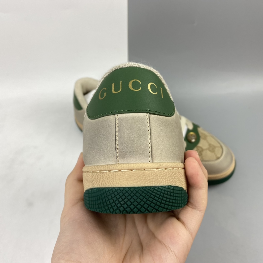 450 Gucci古驰小脏鞋系列Distressed Screener sneaker 市售最强芯片版