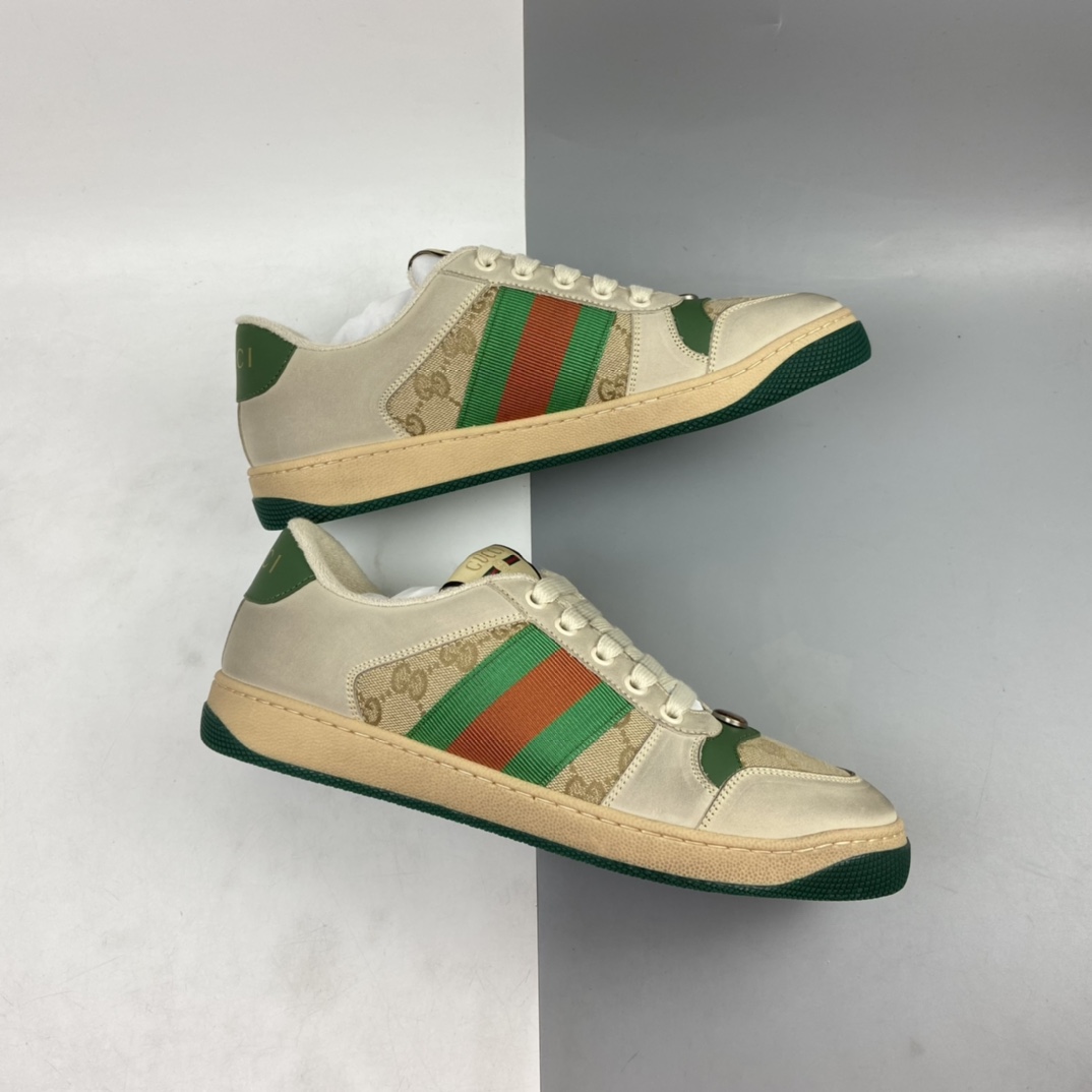 450 Gucci古驰小脏鞋系列Distressed Screener sneaker 市售最强芯片版
